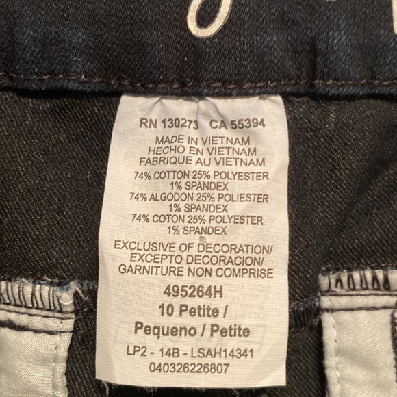 Lee Style Up Pull On Jeans…size 10 Petite - Picture 4 of 4